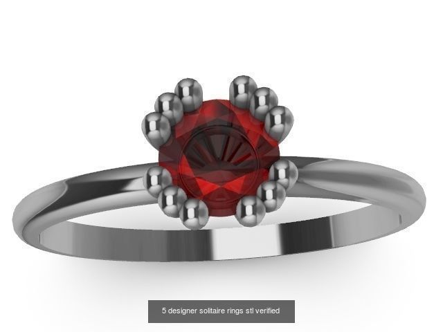200 plus ring designs stl verified  3D Model Collection_271