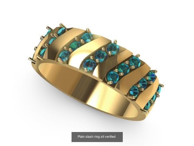 200 plus ring designs stl verified  3D Model Collection_266