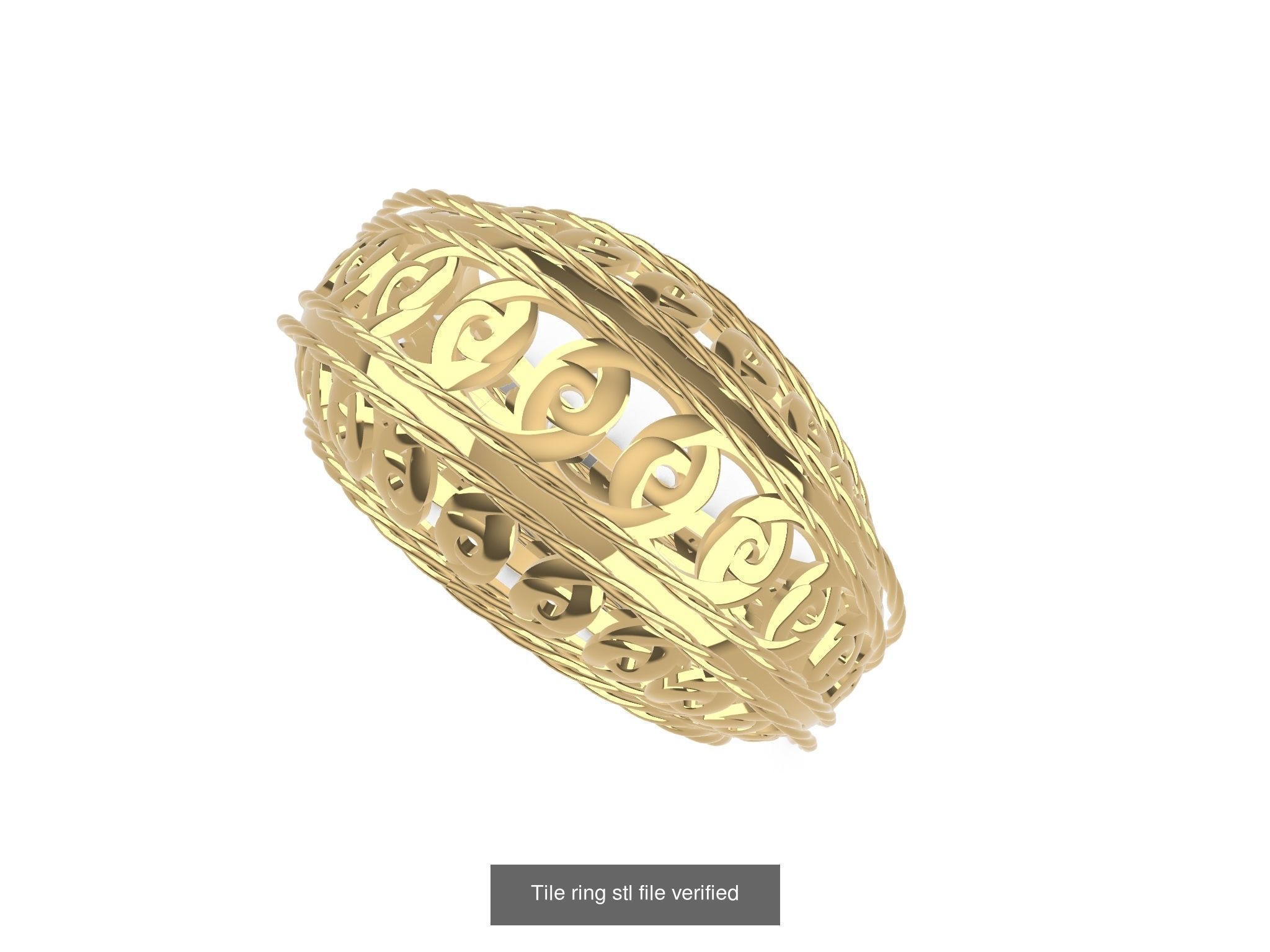 200 plus ring designs stl verified  3D Model Collection_145