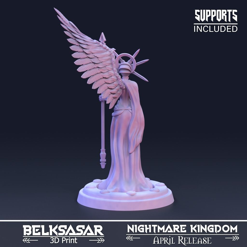 Angel Impostor Priestess Topless and Normal 3D print model_5