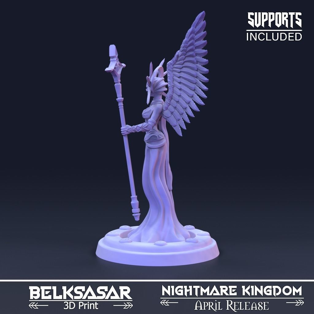 Angel Impostor Priestess Topless and Normal 3D print model_4