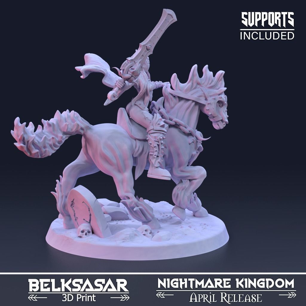 Knight of Eternal Pain Nude 3D print model_2