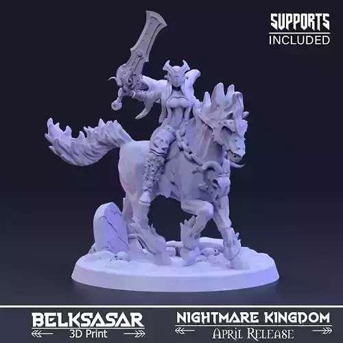 Knight of Eternal Pain Nude 3D print model