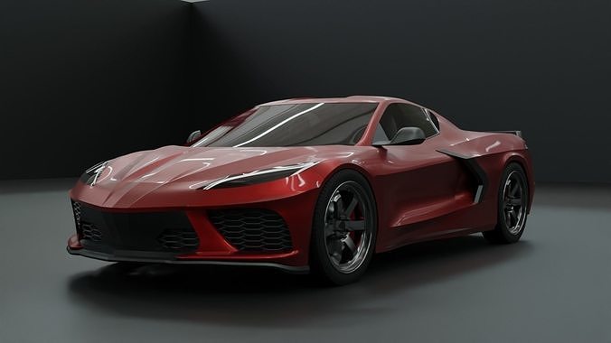 2020 Corvette C8 Free 3D model