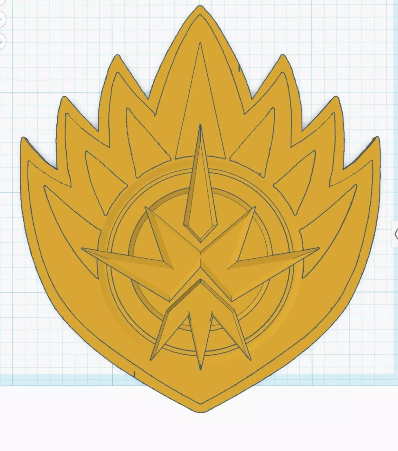 Guardians Of The Galaxy Vol3 Emblem 3D print model_0