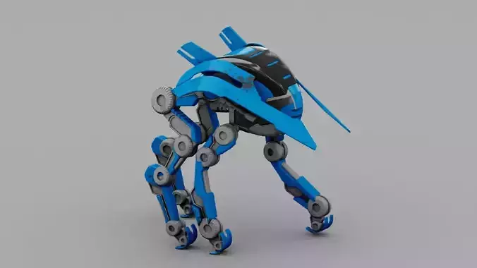 Alien Bot rigged