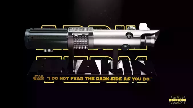 Anakin Skywalker Lightsaber  - Tested and Ready for 3D printing 3D print model