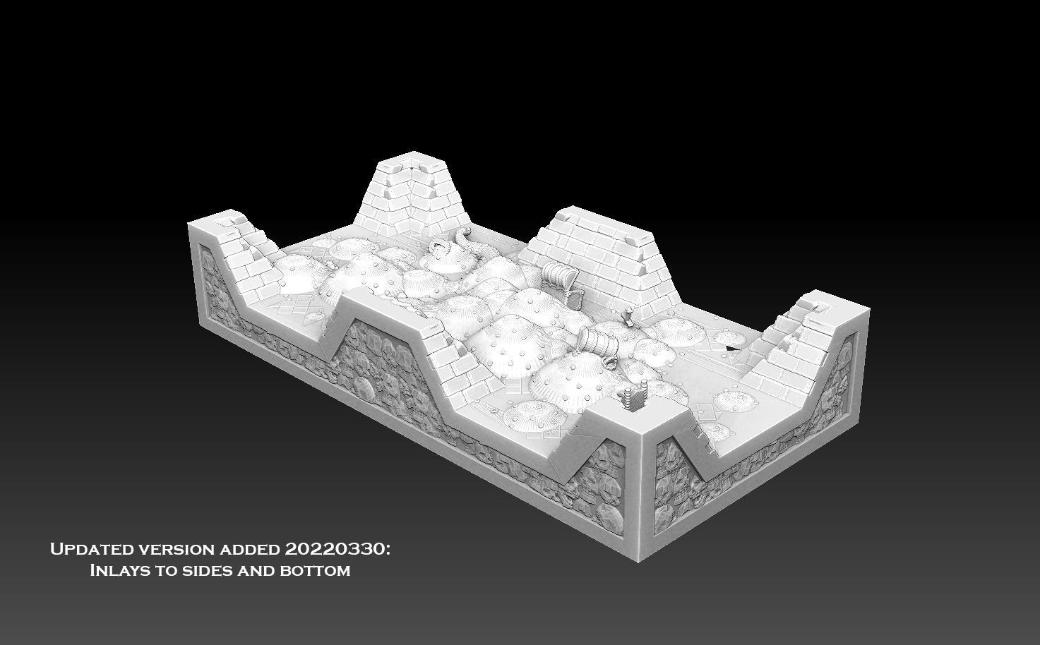 Drakborgen and Dungeonquest 3D Tile Set ROYALTY FREE VERSION 3D print model_75