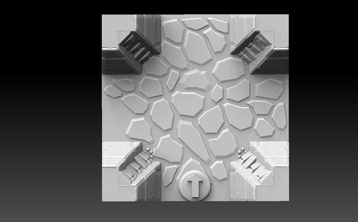 Drakborgen and Dungeonquest 3D Tile Set ROYALTY FREE VERSION 3D print model_25