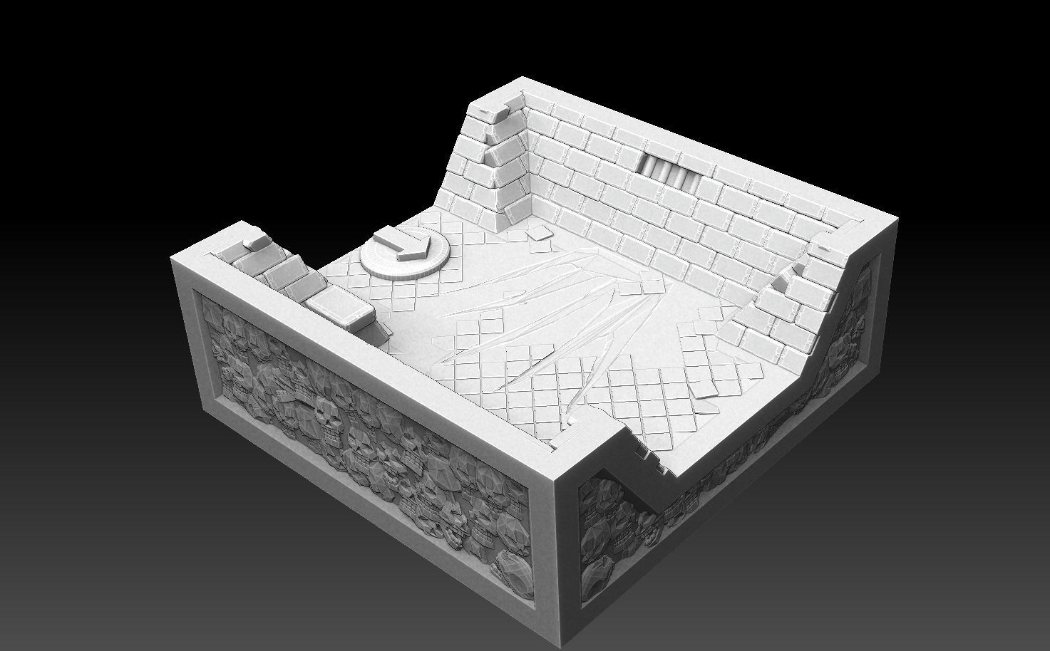 Drakborgen and Dungeonquest 3D Tile Set ROYALTY FREE VERSION 3D print model_46