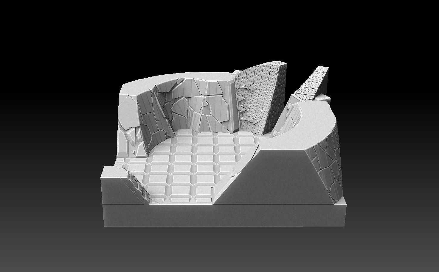 Drakborgen and Dungeonquest 3D Tile Set ROYALTY FREE VERSION 3D print model_63