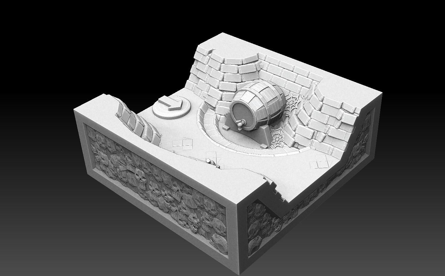 Drakborgen and Dungeonquest 3D Tile Set ROYALTY FREE VERSION 3D print model_40