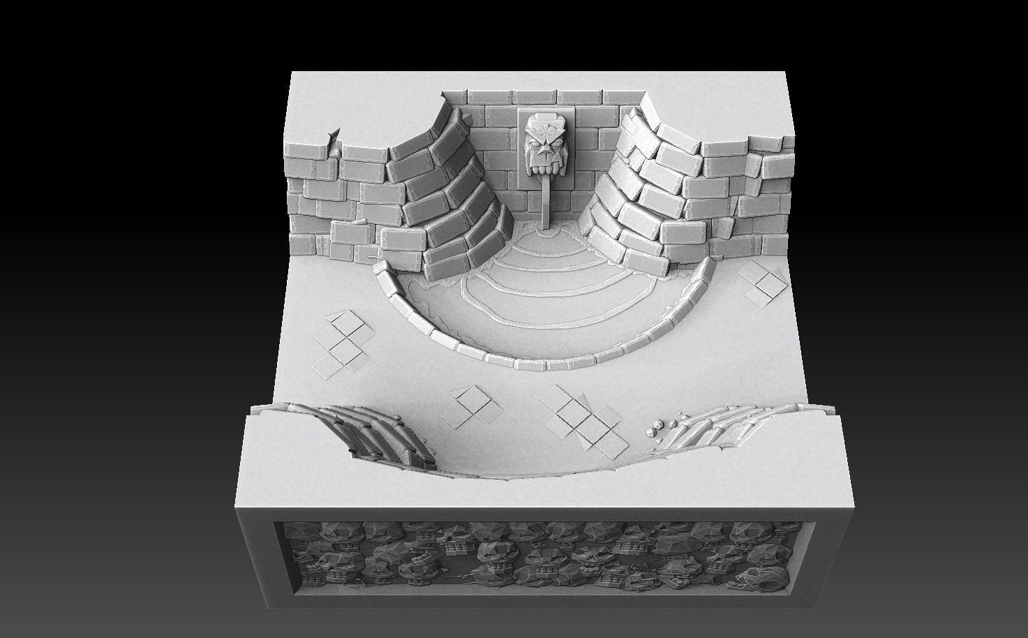 Drakborgen and Dungeonquest 3D Tile Set ROYALTY FREE VERSION 3D print model_54