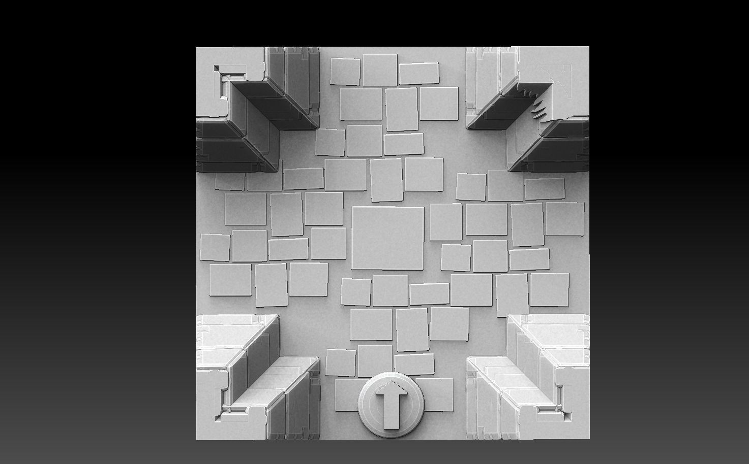 Drakborgen and Dungeonquest 3D Tile Set ROYALTY FREE VERSION 3D print model_24