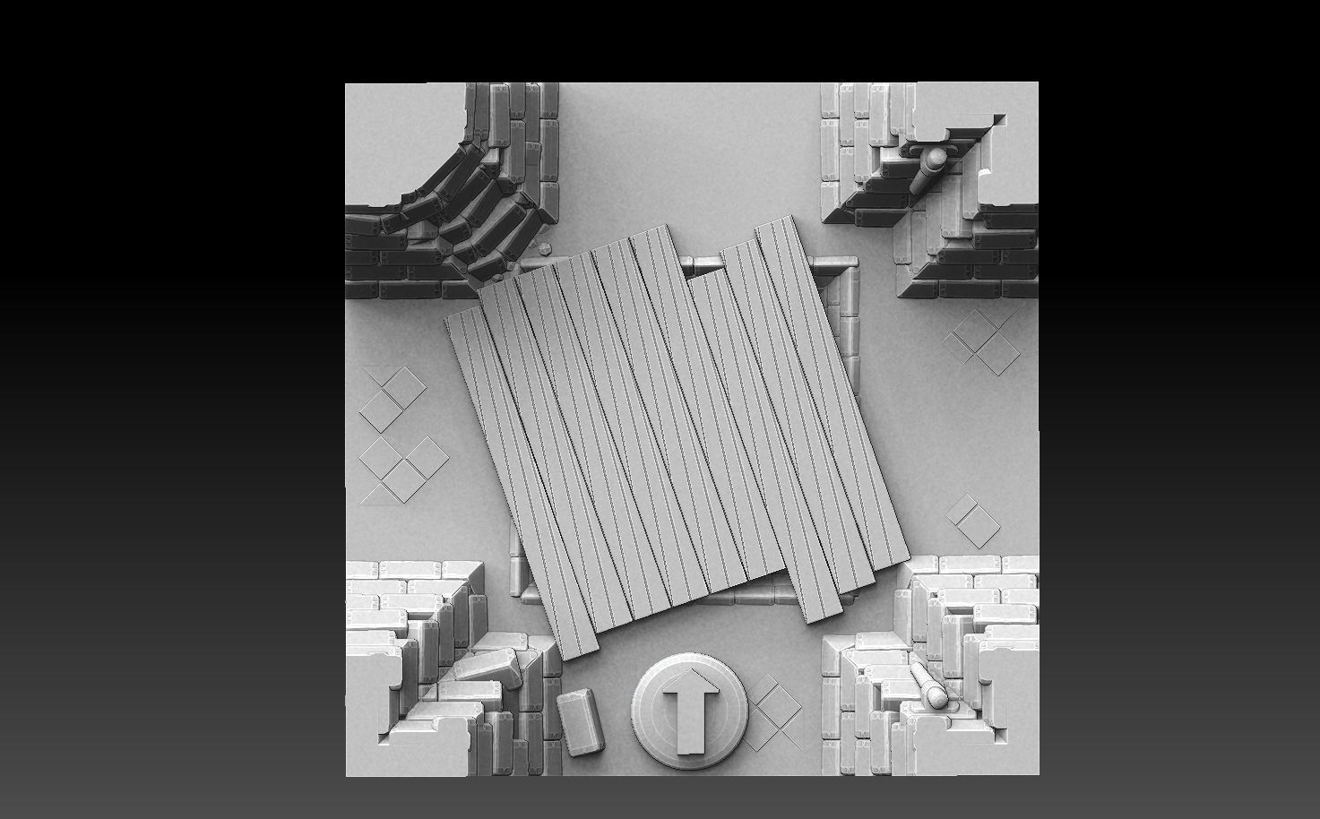 Drakborgen and Dungeonquest 3D Tile Set ROYALTY FREE VERSION 3D print model_17