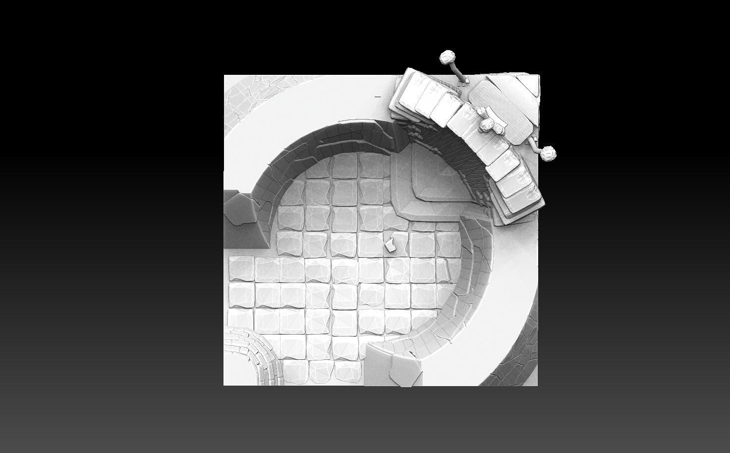 Drakborgen and Dungeonquest 3D Tile Set ROYALTY FREE VERSION 3D print model_69