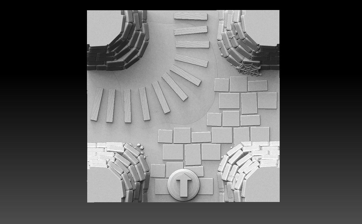 Drakborgen and Dungeonquest 3D Tile Set ROYALTY FREE VERSION 3D print model_22