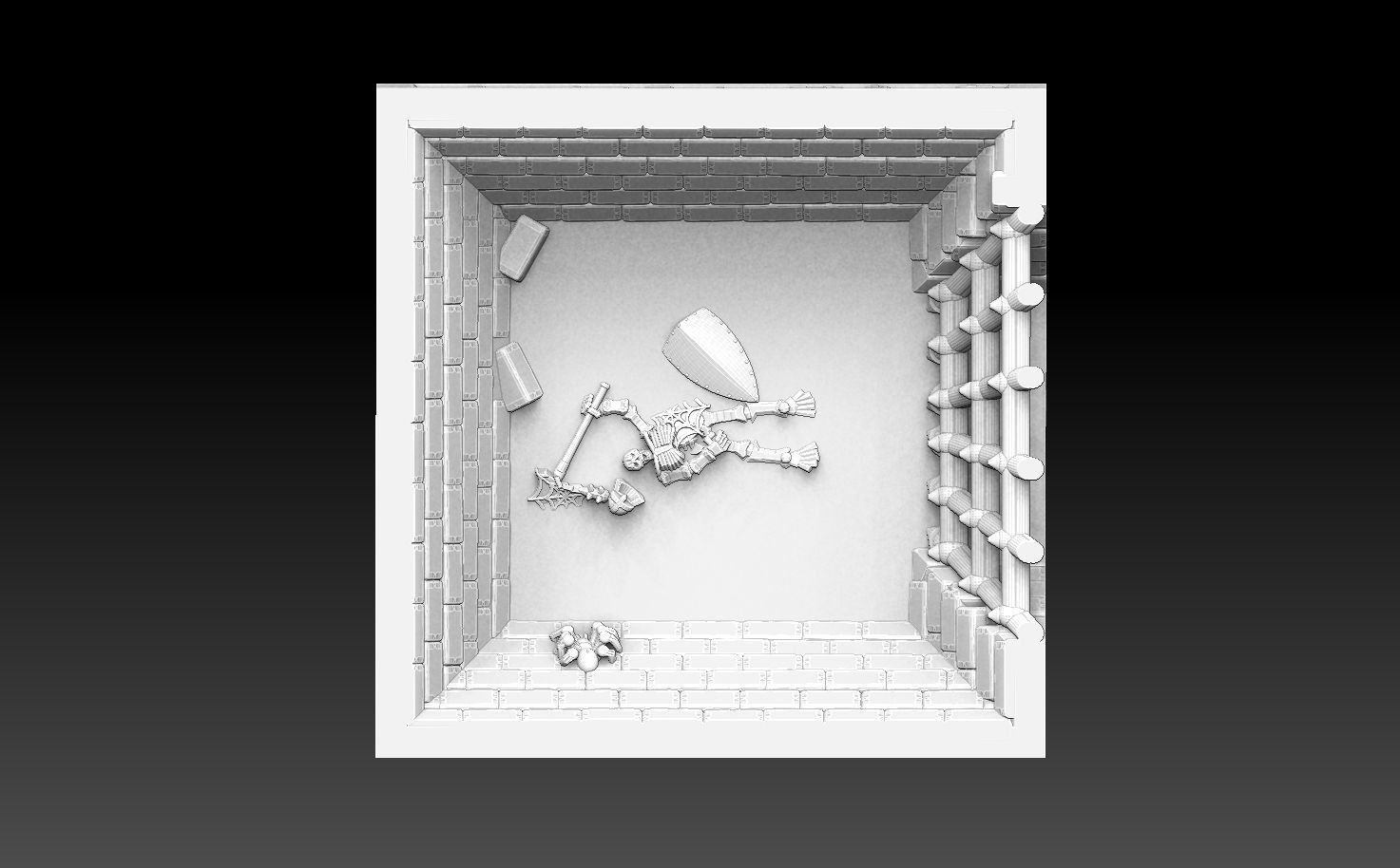 Drakborgen and Dungeonquest 3D Tile Set ROYALTY FREE VERSION 3D print model_39