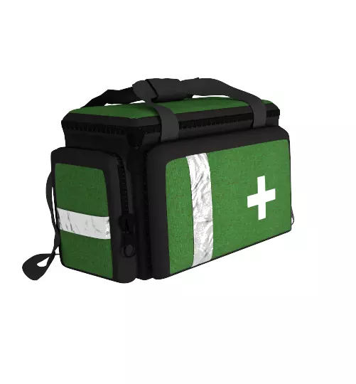 Medical Bag First Aid Kit MidPoly 3D model_0