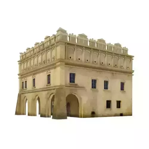 Stone Ceramic Retro Building Landmark