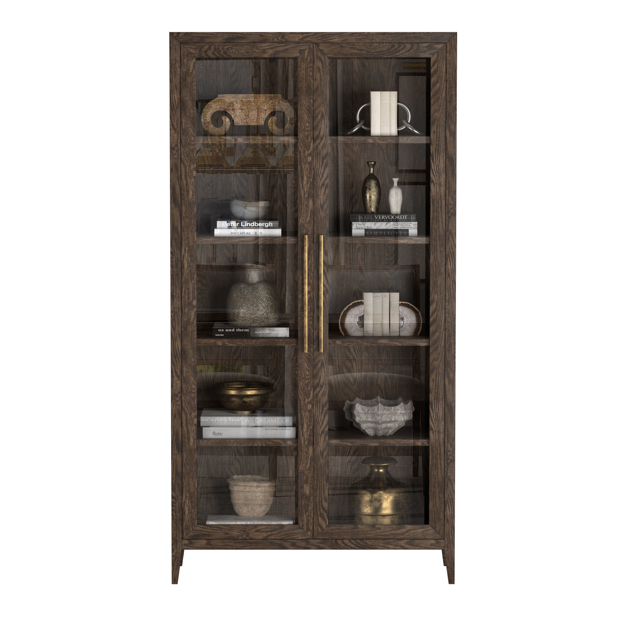 FRENCH CONTEMPORARY GLASS DOUBLEDOOR 3D model CGTrader