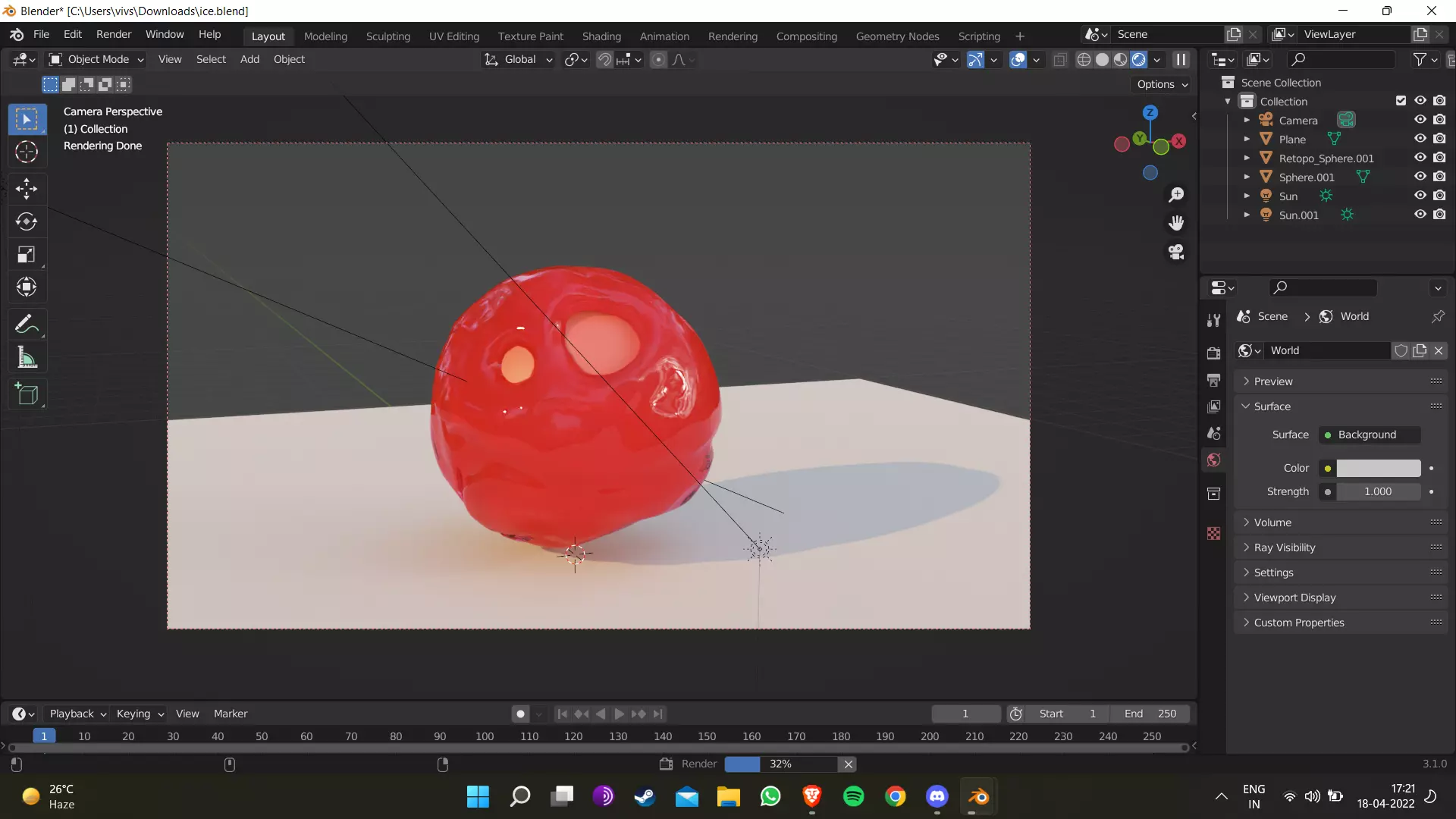 rocks like things Low-poly 3D model