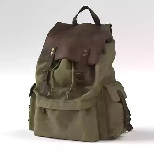 H-Andybag Canvas Backpack 3D model