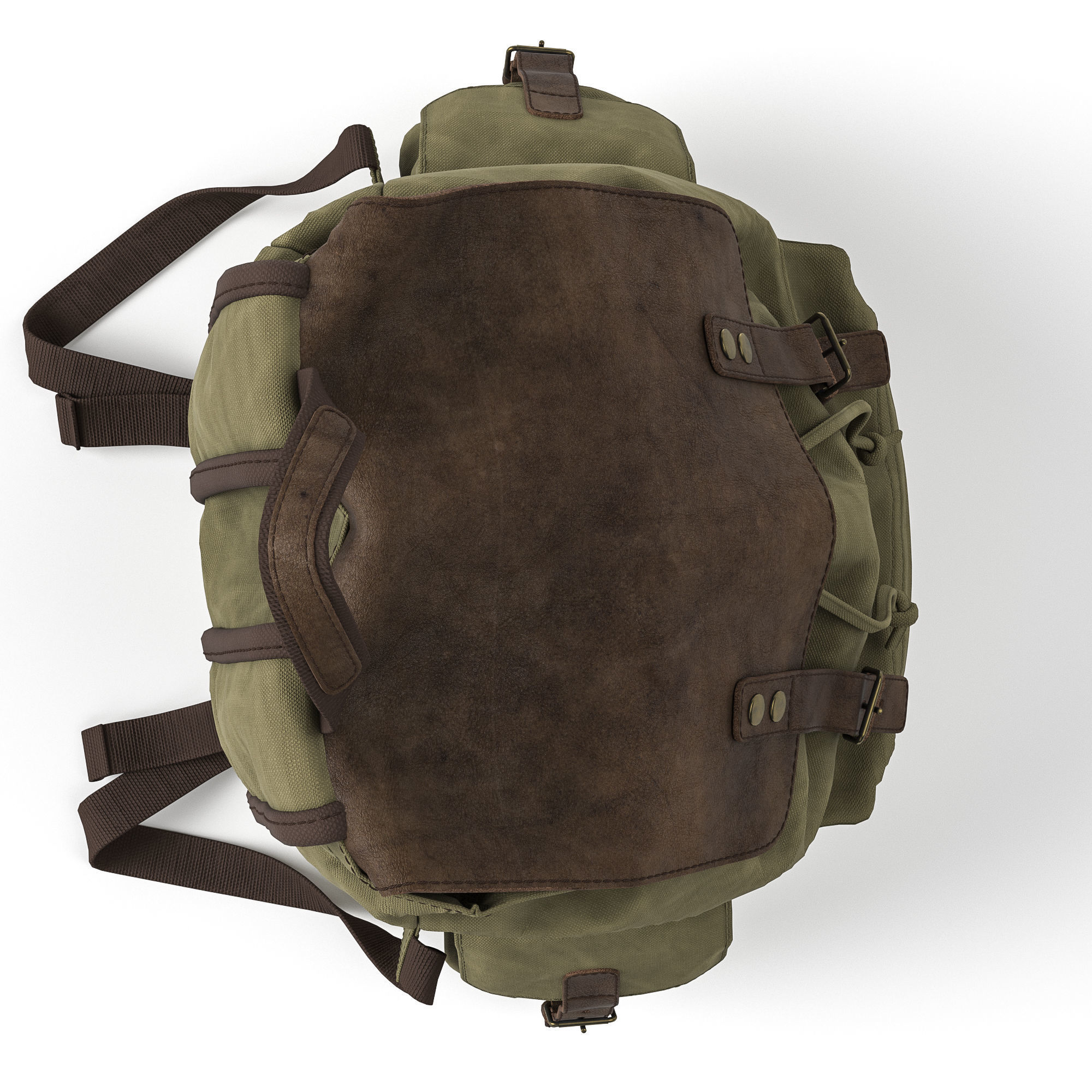 H-Andybag Canvas Backpack 3D model_13
