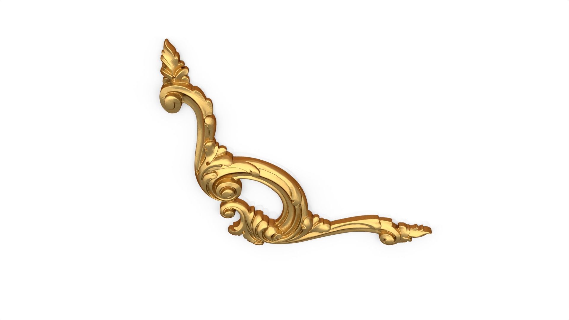 Classic decor ornament 167 3D model_4