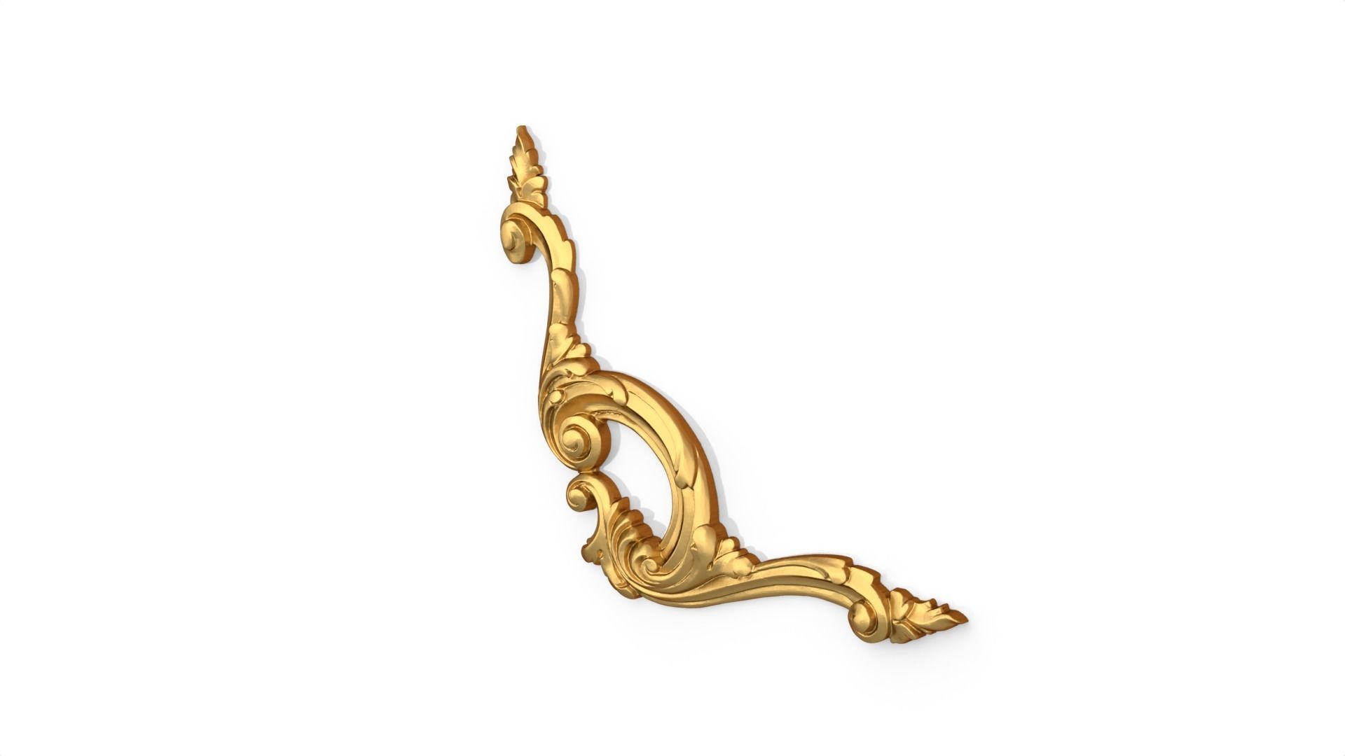 Classic decor ornament 167 3D model_2