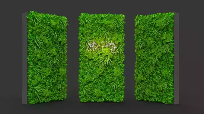 Green Wall 3D model