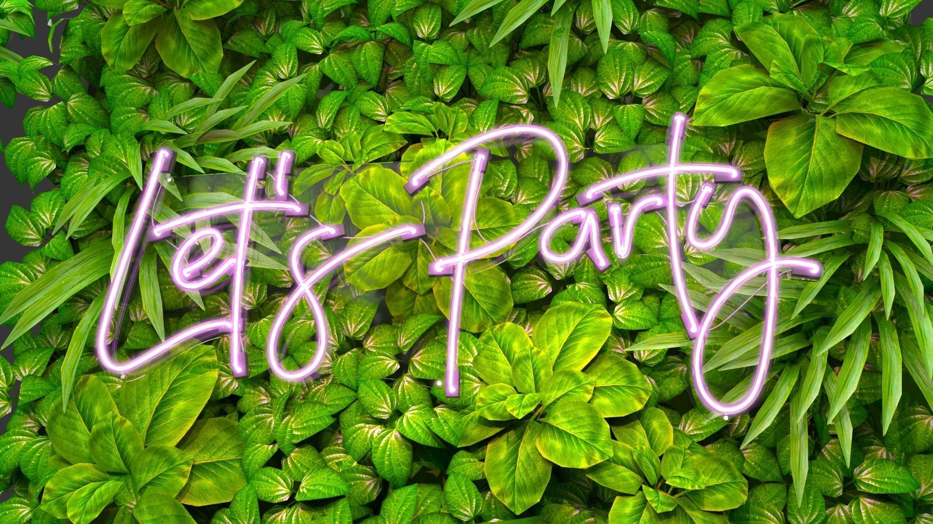 Green Wall 3D model_1