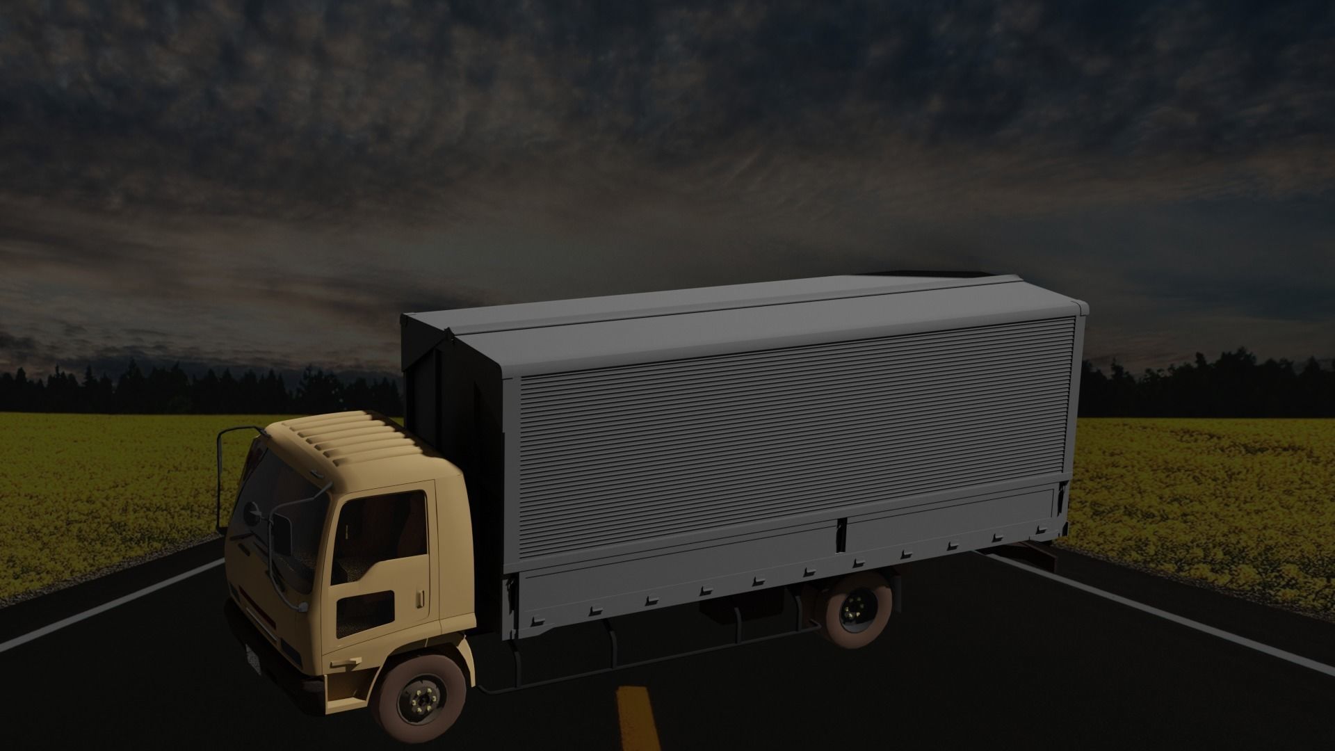Truck simulator 3D model_3