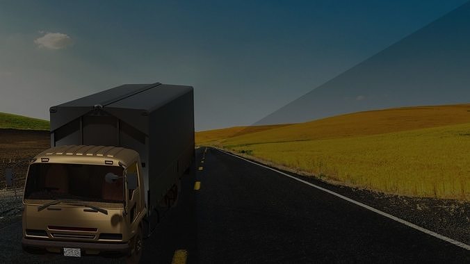 Truck simulator 3D model