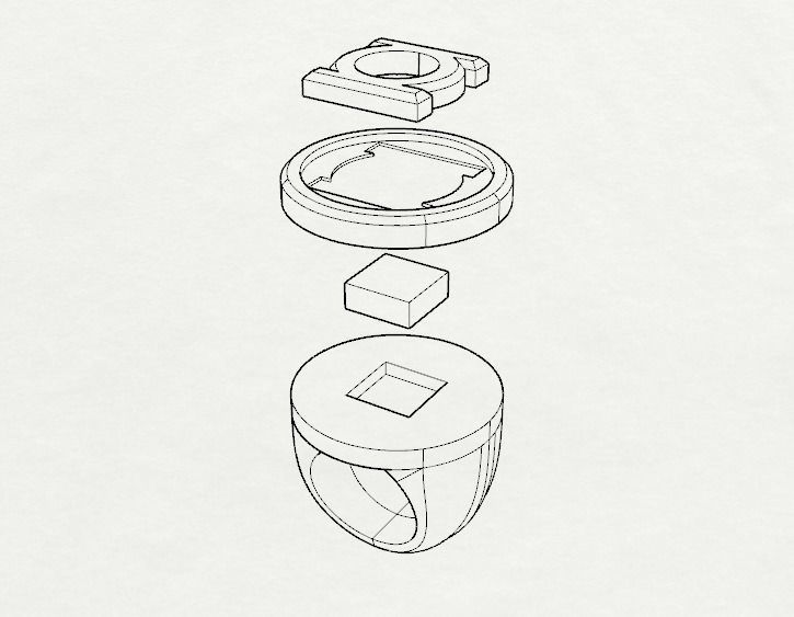 Green Lantern Ring 3D print model_2