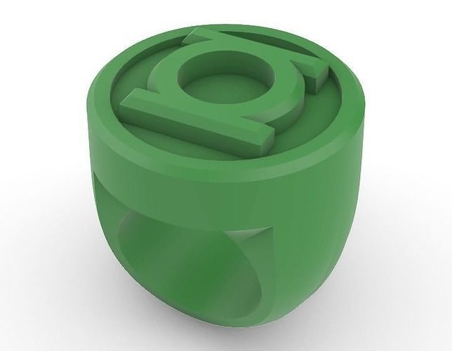 Green Lantern Ring 3D print model