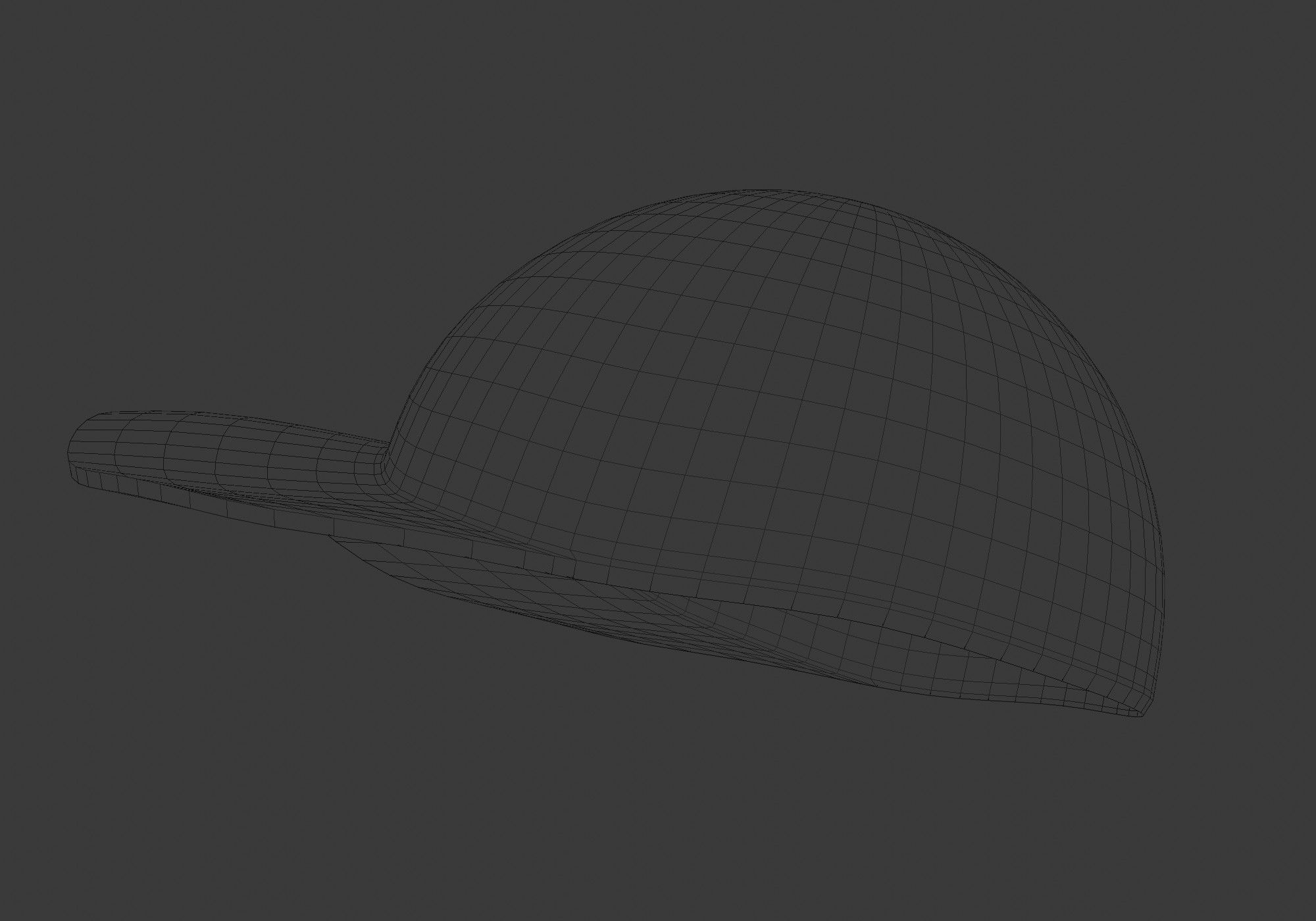 3D model basic cap VR / AR / lowpoly CGTrader