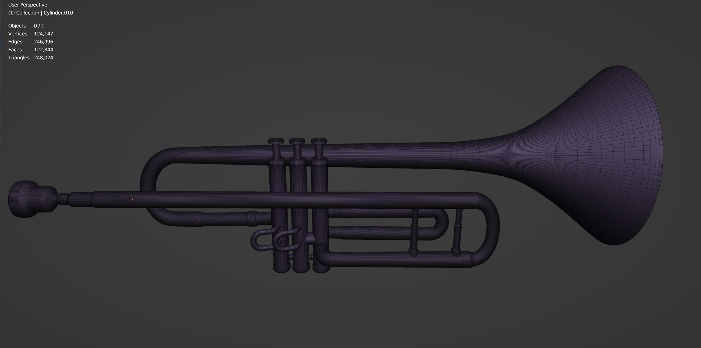  trumpet 01 3D model_9