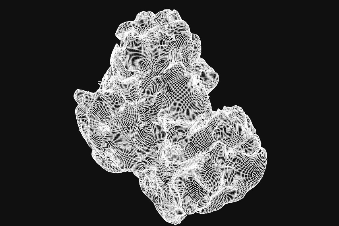 Realistic Cannabis Bud 02 3D model_1