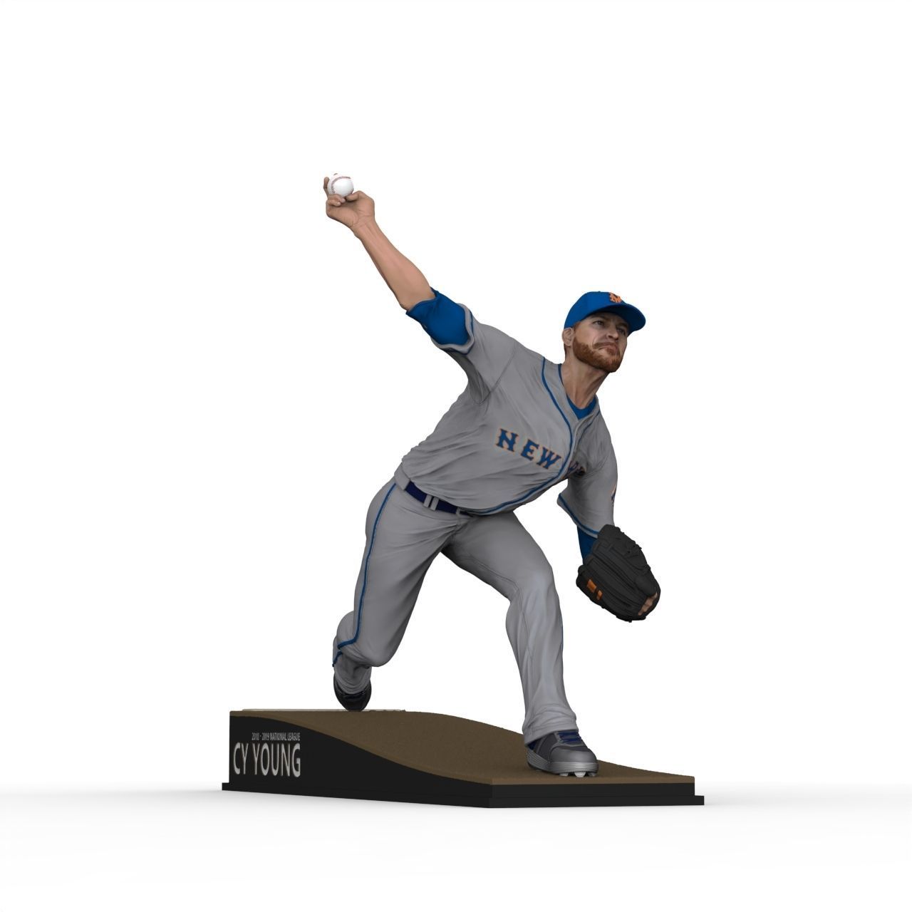 jacob degrom 3D Printing Model  3D print model_10