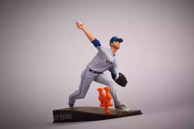 jacob degrom 3D Printing Model  3D print model