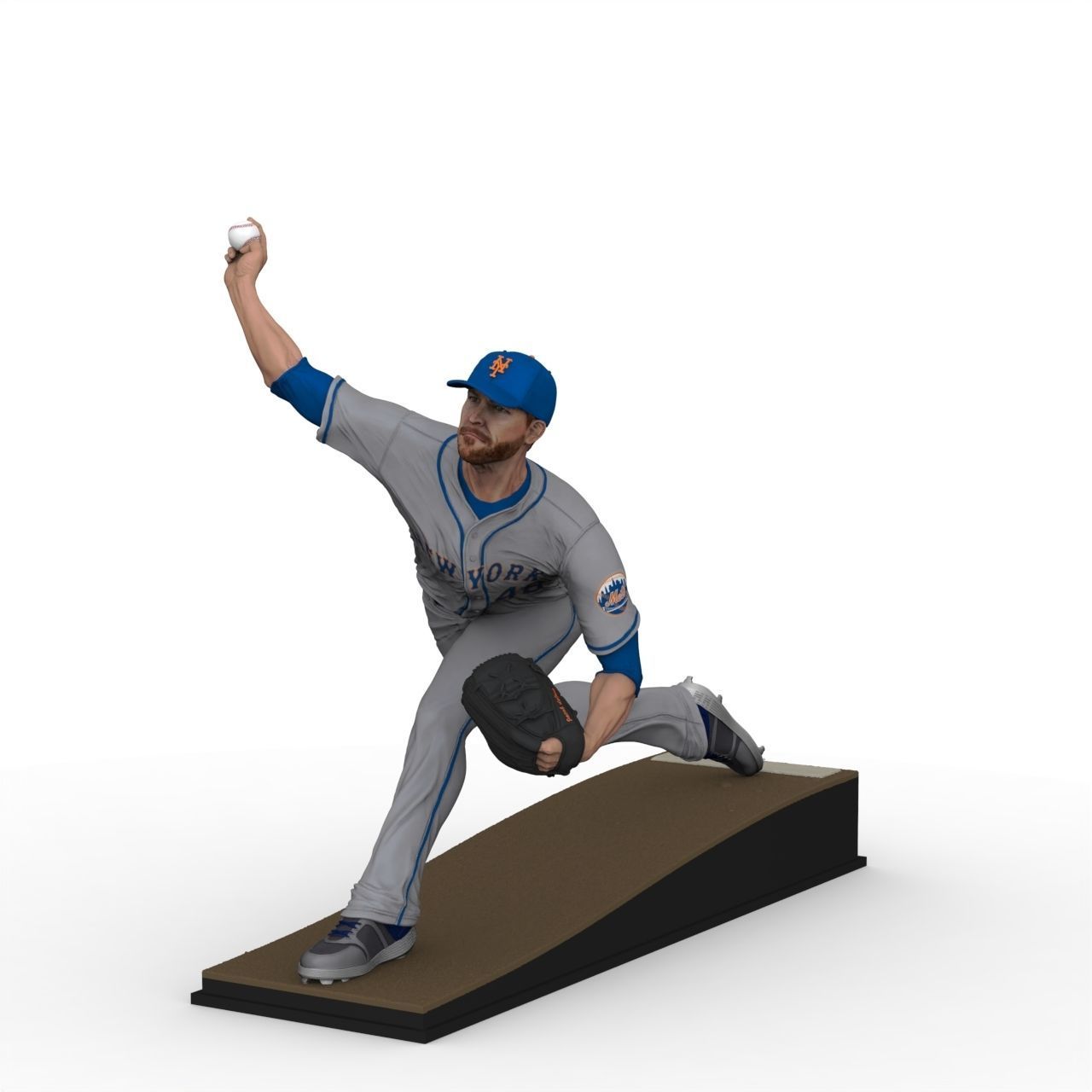 jacob degrom 3D Printing Model  3D print model_9