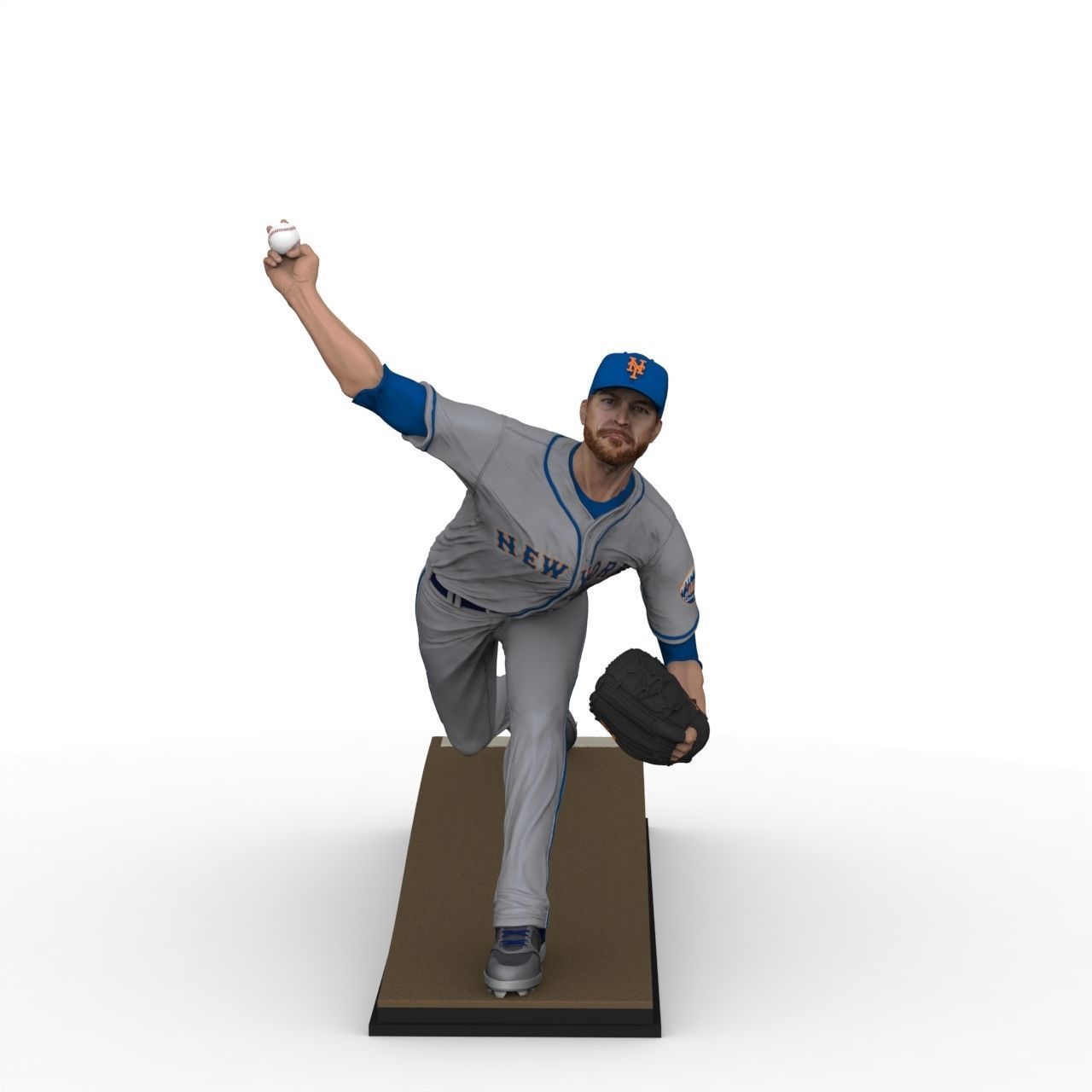 jacob degrom 3D Printing Model  3D print model_8