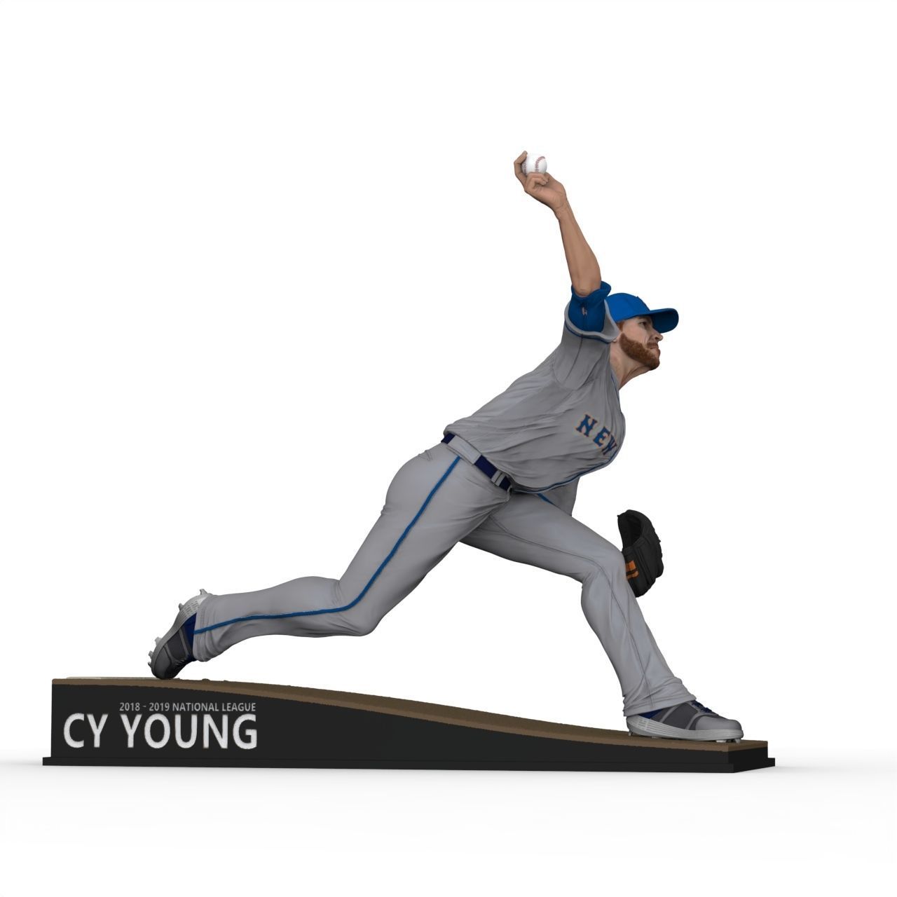 jacob degrom 3D Printing Model  3D print model_12