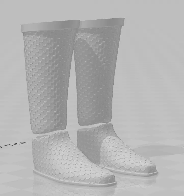 One12Scale Super Hero Villain Boots 3D print model_0