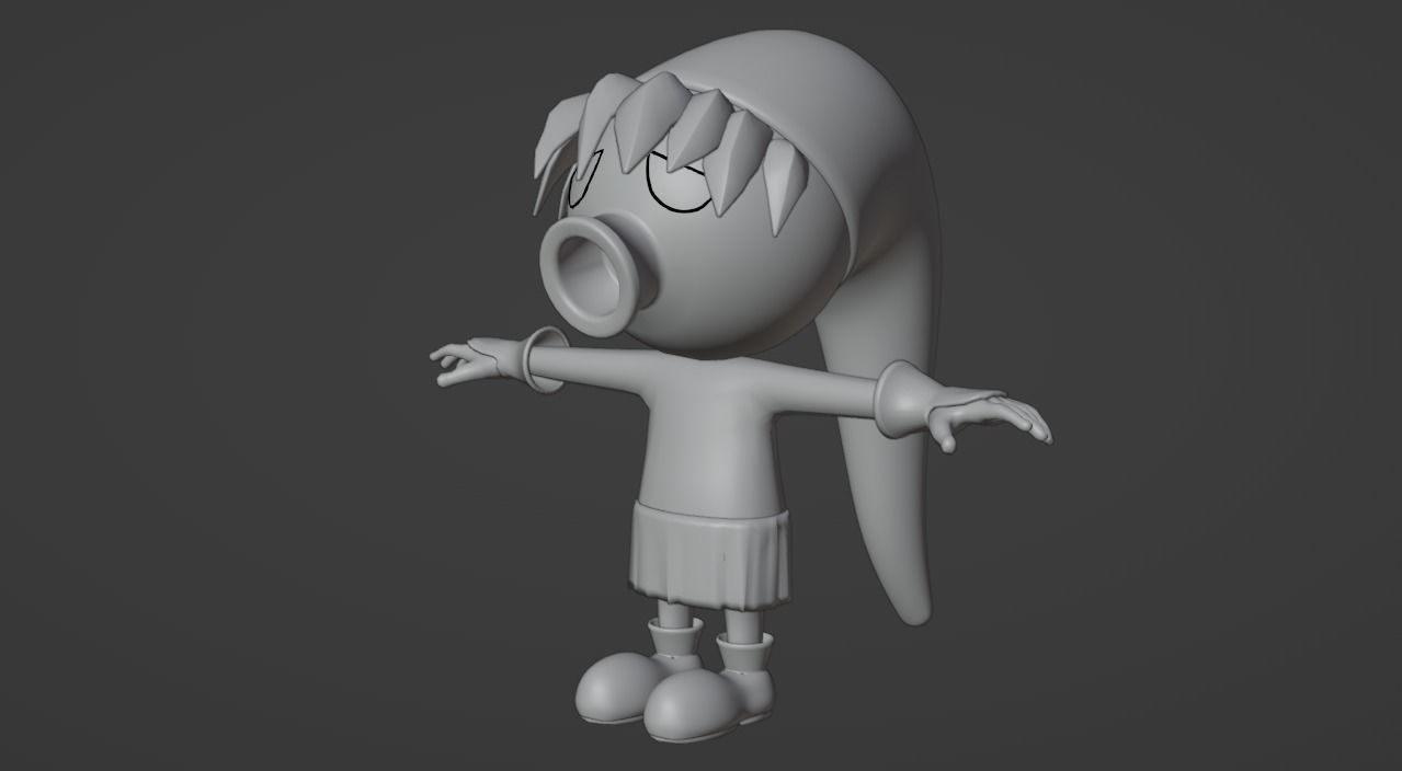 Deku Link Low-poly 3D model_2