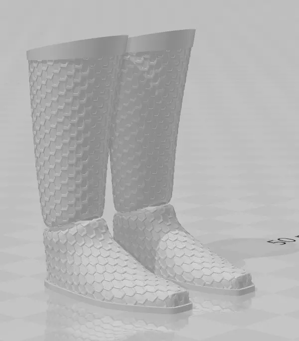 One12Scale Super Hero Villain Boots V2 3D print model_0