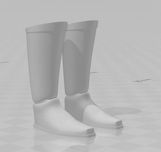 One12Scale Super Hero Villain Boots V2 3D print model