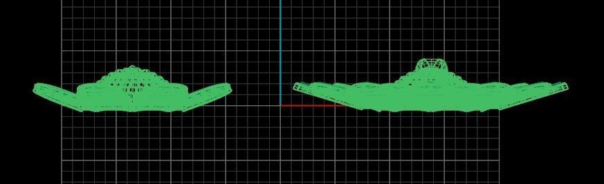 Plain Gold locket set Pendant 3D print model_7