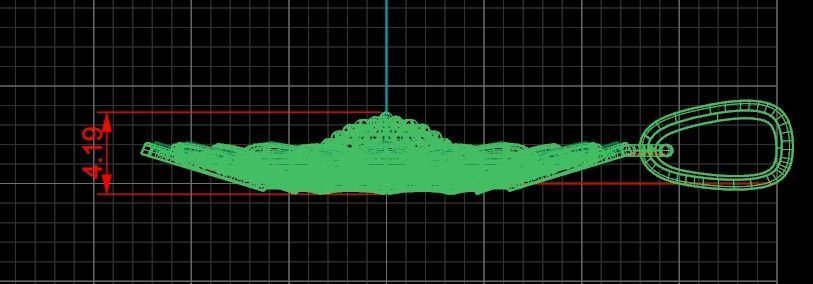 Plain Gold locket set Pendant 3D print model_6